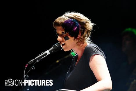 Anna Aaron auf der Gurten-Waldbühne