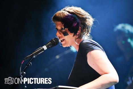 Anna Aaron auf der Gurten-Waldbühne