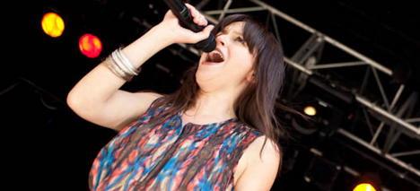 Caroline Chevin live am Openair Hoch-Ybrig