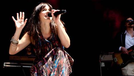 Caroline Chevin live am Openair Hoch-Ybrig
