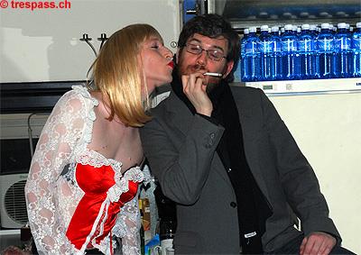 Zum Dank ein Küsschen...