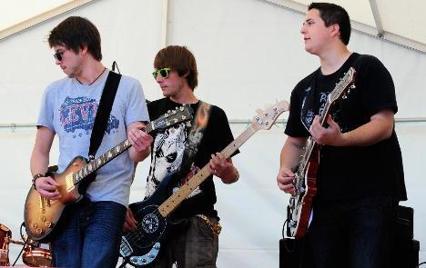 Flo und Band live am Trucker- und Countryfestival Interlaken