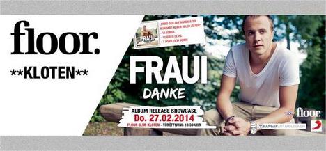 Showcase zum Release von Danke am 27.2. im Floor, Kloten