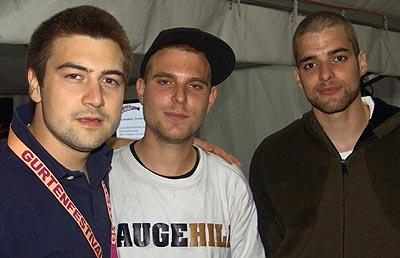 Gaugehill im Talk mit Trespass am Gurtenfestival 2007