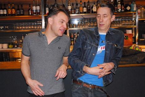 Foto vom Interview vor der Plattentaufe im Kaufleuten