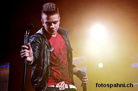 Luca Hänni am Konzert vom 9. Oktober 2012 in Uetendorf