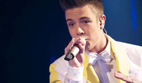 Luca Hänni im Finale von DSDS 2012