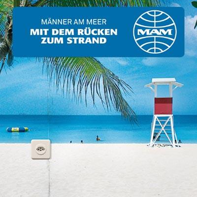 CD-Cover: Männer am Meer - Mit dem Rücken zum Strand