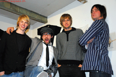 Gruppenbild ohne Dame aber mit Kick und Humor