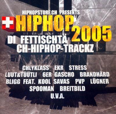 Cover HipHop 2005 - grau mit gelbem Titel