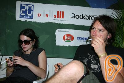 Navel im Talk mit trespass.ch am Greenfield Festival Interlaken