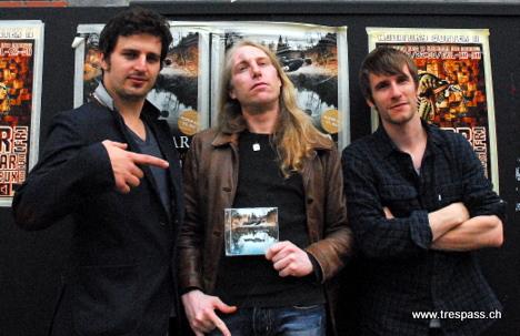 Purer Rock - Bild vom Interview vor der Plattentaufe im Exil, Zürich
