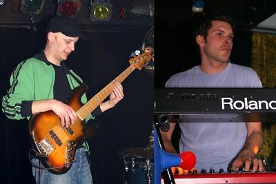 Bass und Tasten - sorgen für Groove