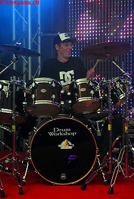 Laurent 'Fred' Wildi am Drum