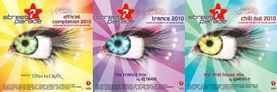 CD-Covers: Street Parade 2010 Compilation, Trance, Chillout