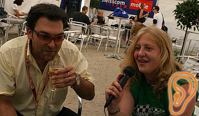 Gesa beim Interview