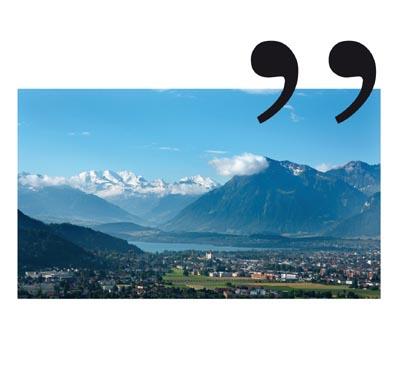 Landschaftsbild aus dem Thunes-Booklet